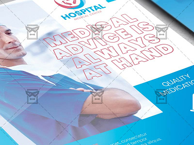 Medical Centre - Flyer PSD Template medicine flyer