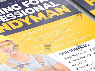 Handyman Service - Flyer PSD Template