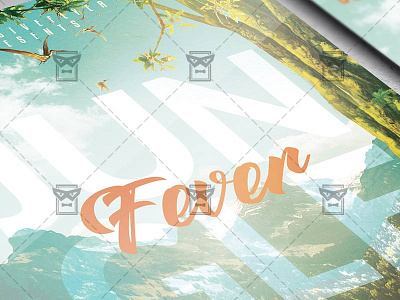 Jungle Fever - Flyer PSD Template summer psd