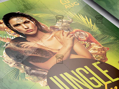 Jungle Madness - Flyer PSD Template summer psd