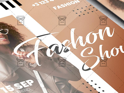 Fashion Week - Flyer PSD Template sale flyer
