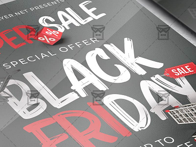 Black Friday - Flyer PSD Template black friday black friday deal black friday flyer black friday offer black friday sale discount sale flyer