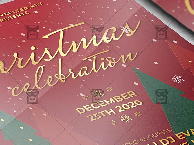 Christmas - Flyer PSD Template christmas christmas 2020 christmas flyer christmas market christmas vacation xmas xmas flyer
