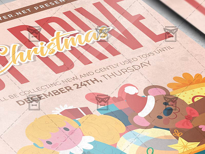 Toys Drive - Flyer PSD Template