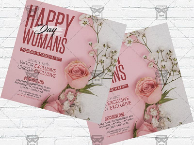 Happy International Womans Day - Flyer PSD Template 8 march 8 march celebration 8 march flyer girls night out instagram flyer design international womans day ladies party womans day celebration womans day flyer womans day flyer psd
