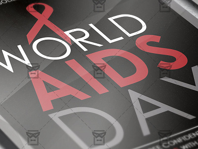 🎉NEW FREEBIE!!!🎉 aids aids day free flyer hiv red stripe ribbon stripe virus world aids