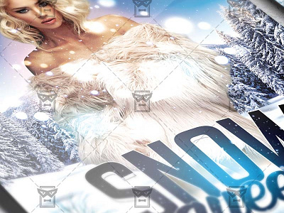 Snow Queen - Seasonal A5 Flyer Template