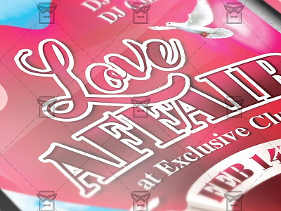 Love Affair - Seasonal A5 Flyer Template