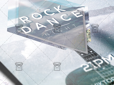 Rock Dance Night - Club A5 Flyer Template
