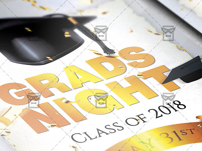 Grads Night Flyer - Seasonal A5 Template