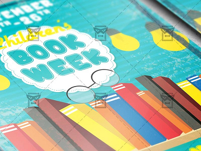 Children's Book Week Flyer - Community A5 Template