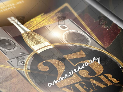 anniversary poster template