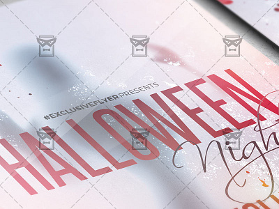 Halloween Night Flyer - Seasonal A5 Template