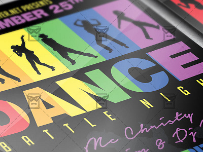 Dance Battle Night Flyer - Club A5 Template