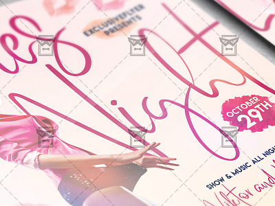 Ladies Night Flyer - Club A5 Template