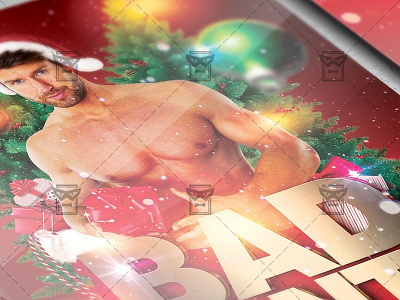 Bad Sexy Santa Flyer - Seasonal A5 Template