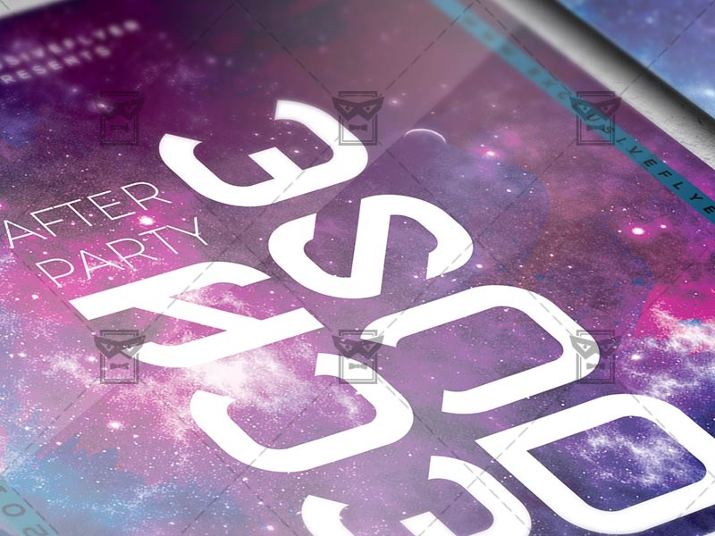 Tech House After Party Flyer Club A5 Template by Exclusive Flyer on