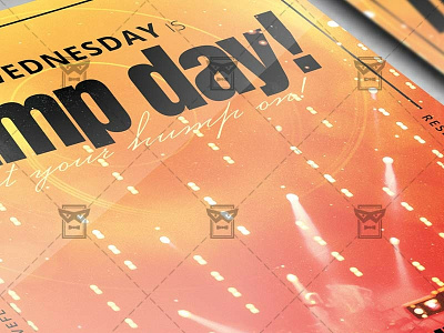 Hump Day Flyer - Club A5 Template