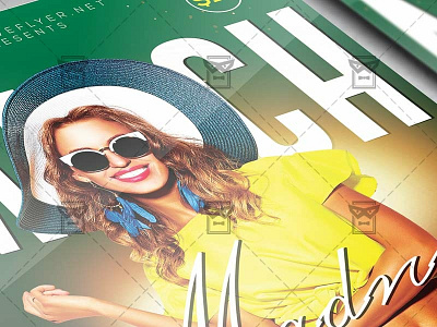 March Madness 2019 Flyer - Seasonal A5 Template club party flyer march flyer design march madness flyer march madness poster spring festival flyer spring flyer spring psd