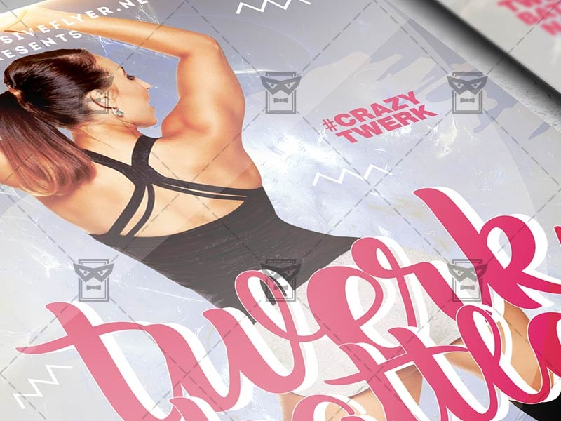 Twerk Battle Flyer - Club A5 Template dance party dance flyer dance floor twerk camp flyer twerk festival twerk poster twerk off flyer twerk out flyer twerk out night twerk off party twerk flyer design twerk battle flyer