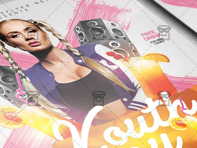 International Youth Day - Club A5 Template international youth day youth day flyer youth flyer youth party flyer design youth party poster youth psd youth psd template