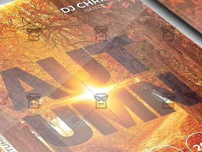 Autumn Flyer - Seasonal A5 Template