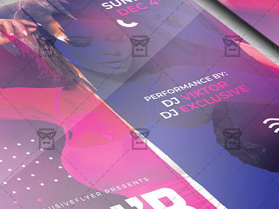 R'n'B Bash Flyer - Club PSD Template