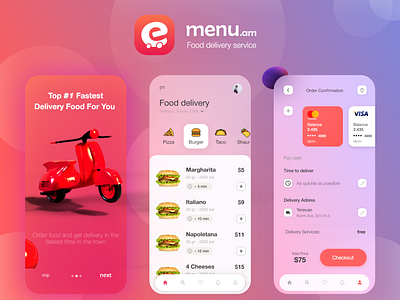 Food delivery service app - Menu.am