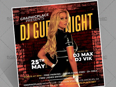 Dj Guest Night Flyer Template