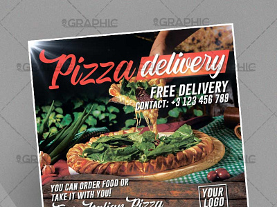 Pizza Delivery Flyer Template