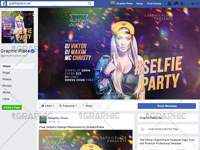 Selfie Party Animated Psd Flyer Graphicplace animated flyer design club party flyer club video flyer flyer design gif selfie night selfie party flyer social media psd video psd video template