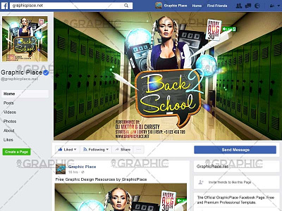 Back To School Party Animated Psd Flyer