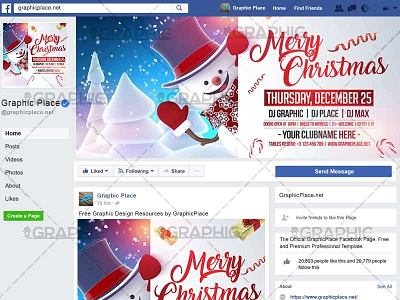 Merry Xmas - Animated Flyer PSD Template