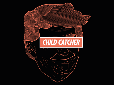 Child Catcher illustration potus vector