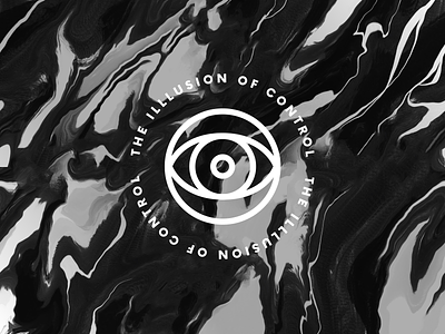 The Illusion of Control ready logo with an art piece 🖼 branding fluid graphic design identity illusion illusionofcontrol liquid logo minimal painting