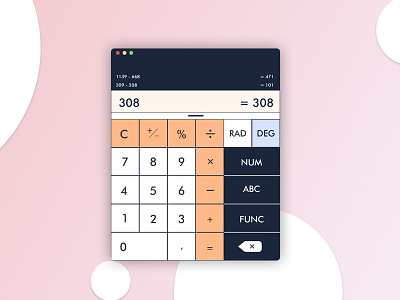 Calculator science 4 calculator dailyui