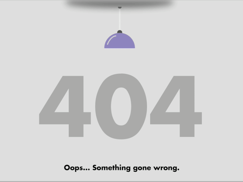 404 error 404 animation dailyui day8 error