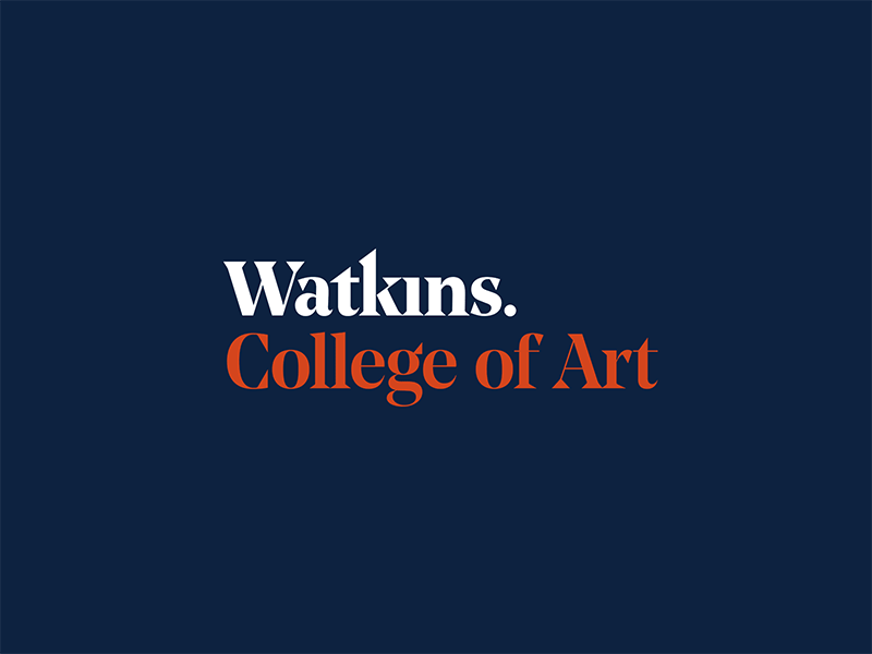 Watkins Wordmark System art school brand brand identity identity identity design type design watkins wordmark