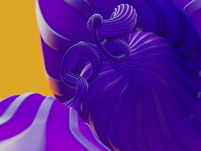 Abstract 01 abstract blender design genie lines orange purples splines string stripes surreal theory