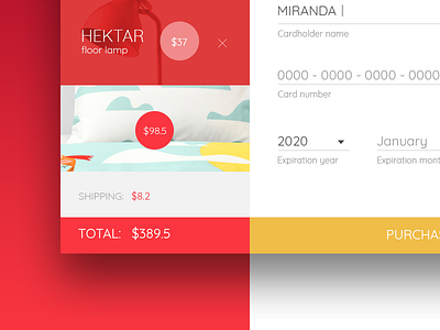 100 days UI challenge, day002: Credit Card Checkout