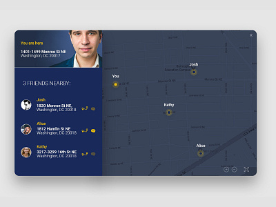 Day 020: Location tracker #dailyui