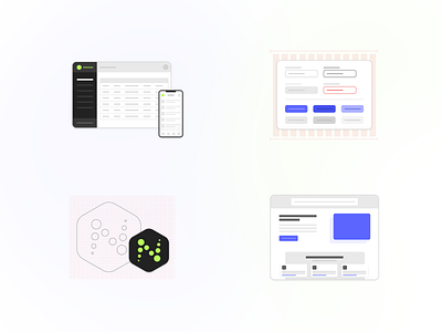 Portfolio Illustrations blur brand branding clean design design system gradient icon icons illustration illustrations ios iphone logo ui ux web