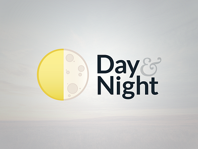 Day & Night Application Branding (WIP) app branding emblem identity logo mark startup typography