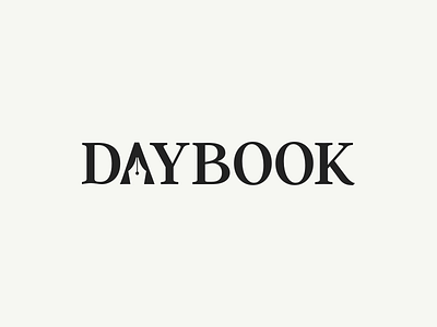 Daybook Branding brand branding emblem font logo logomark typography