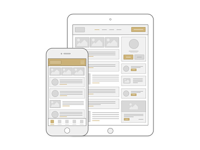 App Design Illustration