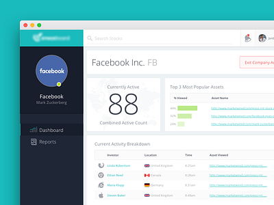 Company Investment Dashboard