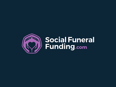 Funeral Funding Logo brand branding design emblem funeral icon identity logo logos mark social