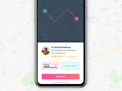 Locate DR app dr gradient ios iphone iphonex map maps nav navigation