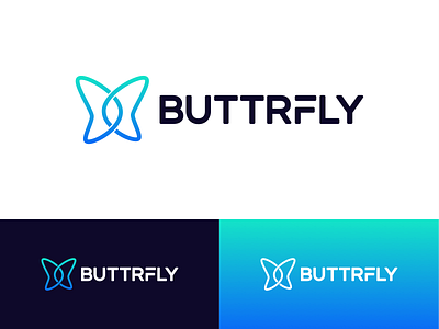 Final Butterfly Logo animal blockchain brand branding butterfly emblem icon logo mark type typography