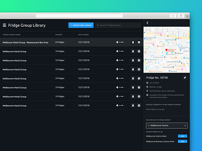 Manage Fridge Groups